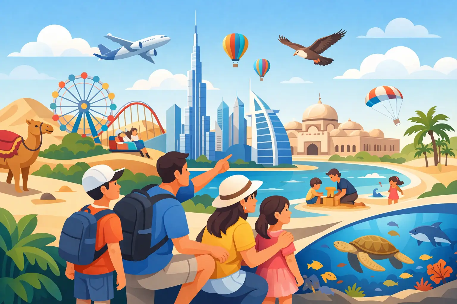 Read more about the article 12 Best Family Friendly UAE Attractions to Visit