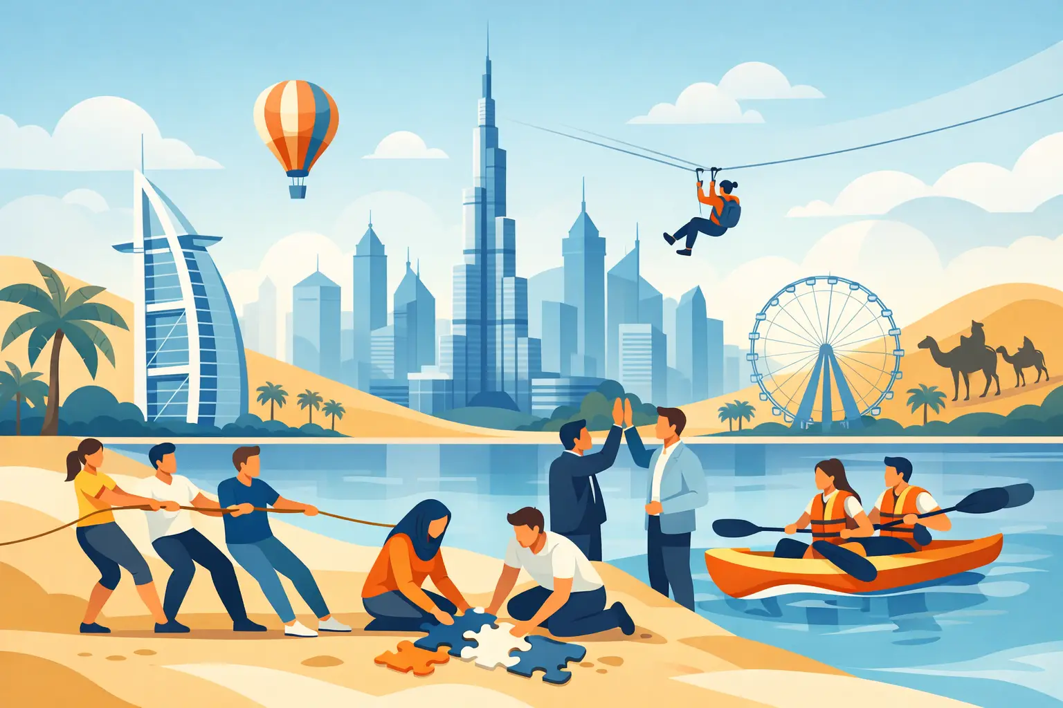 You are currently viewing Dubai Team Building Activities for Companies