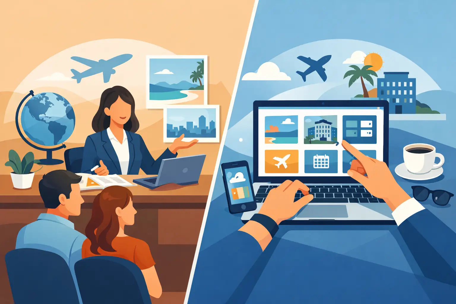 Read more about the article Travel Advisor Versus Online Booking: Which Fits?